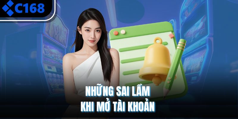 Những sai lầm khi mở tài khoản